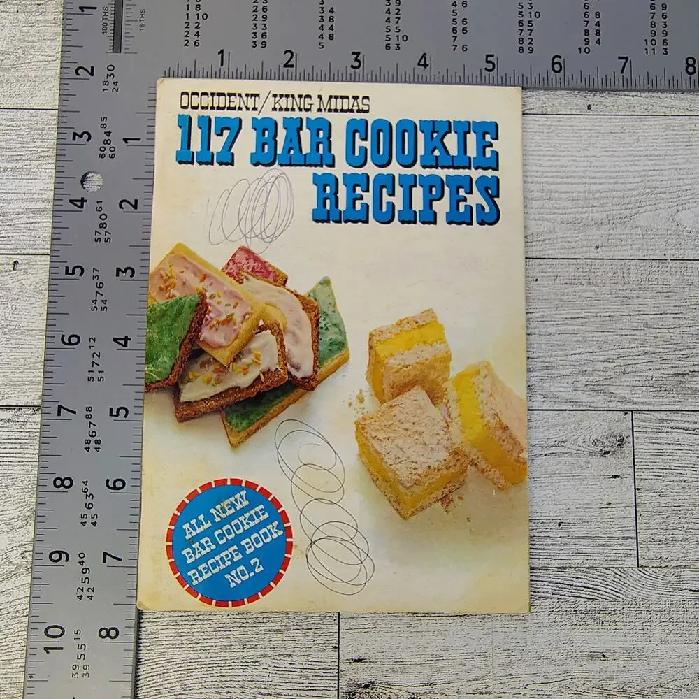 Occident King Midas 117 Bar Cookie Recipes Vtg Cookbook Booklet Peavy Flour Mill